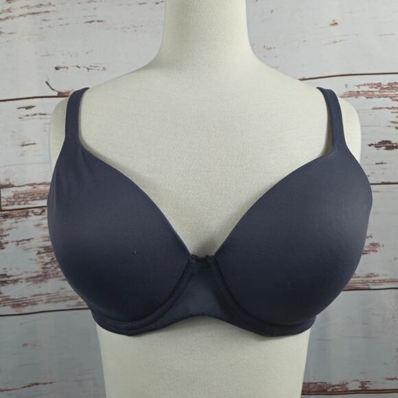 Soma Embraceable Perfect Coverage Bra Dark Grey Size 36D - Picture 1 of 4
